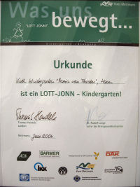 Lott-Jonn Urkunde